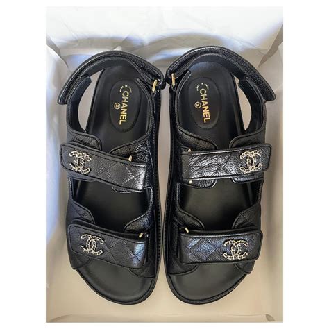 chanel sandali dad|Chanel dad sandals price.